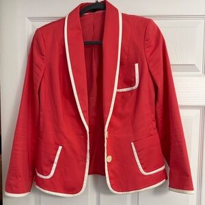 Express Pink White Trim Blazer Size 8 | Stains